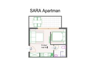The floor plan of MAGO APARTMENTS