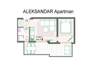The floor plan of MAGO APARTMENTS