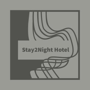 迪林根的住宿－Stay2Night Hotel，夜间酒店向量图示