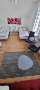 Postel nebo postele na pokoji v ubytování Korsør Room