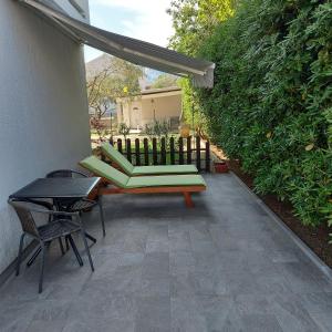 Zahrada ubytování Apartments Mohar II