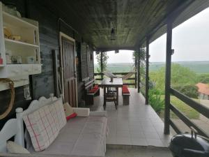 Balkón nebo terasa v ubytování Baranja Black Hill's