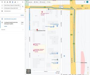a screenshot of a map of a subway at Spa Village Travel Inn in Moree +29 photos