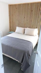 Cama o camas de una habitación en CABAÑAS PAMPAS AUSTRALES