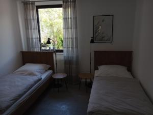 Krevet ili kreveti u jedinici u objektu Provizial Ferienwohnung Rudi