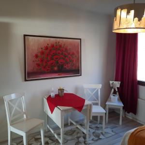 Posezení v ubytování Room in Polar Circle