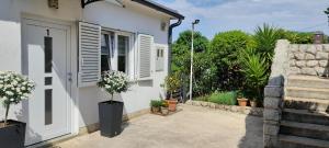 Zahrada ubytování Apartments Borić