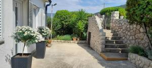 Zahrada ubytování Apartments Borić