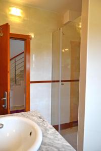 Koupelna v ubytování Tivat Apartments