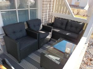 Posezení v ubytování Koivukuja Apartment