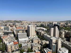 Vista generica su Gerusalemme o vista sulla città dall'interno dell'hotel