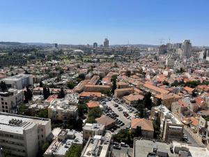 Vista generica su Gerusalemme o vista sulla città dall'interno dell'hotel