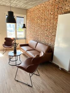 Posezení v ubytování Dyke Appartements