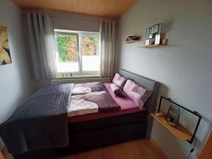 Katil atau katil-katil dalam bilik di Haus Weitblick