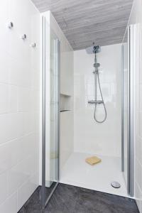 Koupelna v ubytování Pension Pradler Wohnung 3