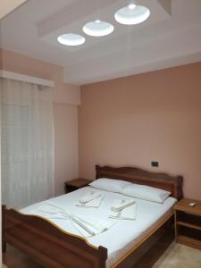 Postel nebo postele na pokoji v ubytování Vila Papa