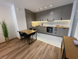 Kuchyňa alebo kuchynka v ubytovaní NEWPORT Industrial Apartment