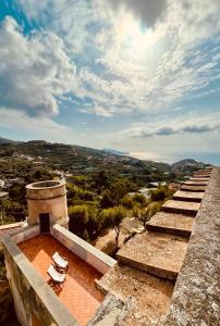 a group of stairs on top of a building at Villa il Turro in Massa Lubrense