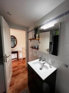 Koupelna v ubytování Piso Alcosta Piteras