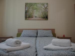 Ένα ή περισσότερα κρεβάτια σε δωμάτιο στο Villa Camino