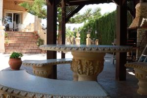 Balkón nebo terasa v ubytování Villa Tres Palmeras en Alfaz del Pi , Albir, Benidorm