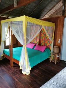 Cama ou camas em um quarto em Ciamat Camp