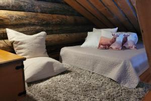Postel nebo postele na pokoji v ubytování Holiday Home Vonkamies