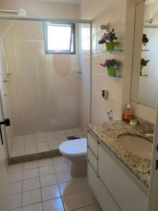Koupelna v ubytování ,beira mar,