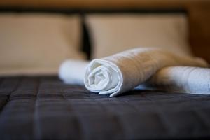 A bed or beds in a room at Villa MARIA