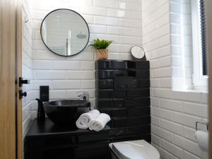 Kúpeľňa v ubytovaní Dworcowa Centrum Apartament