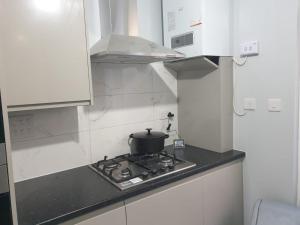 A cozinha ou cozinha compacta de Burney Tomar House