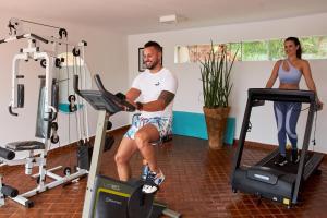 Fitness centrum a/nebo fitness zařízení v ubytování Hotel Boutique Frangipani