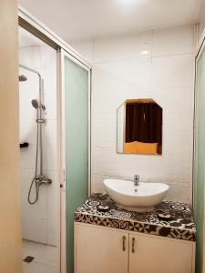 A bathroom at Hotel Mercante