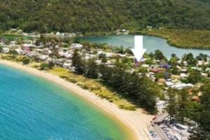 Bird's-eye view ng Patonga Street Retreat