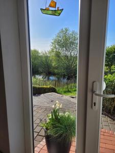 Zahrada ubytování Ferienhaus Wattenmeerblick