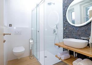 Koupelna v ubytování Luxury rooms MARIOTY