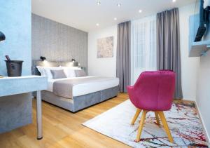Postel nebo postele na pokoji v ubytování Luxury rooms MARIOTY