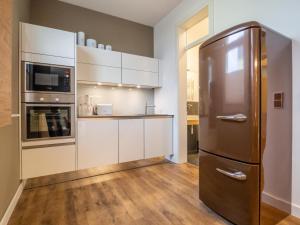 Kuchyň nebo kuchyňský kout v ubytování Sassnitz Villa Gössel, WE 3 RZV