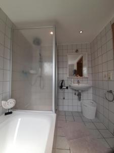 Koupelna v ubytování Ferienwohnung Familie Kluge