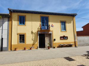 Das Gebäude in dem sich das Hostel befindet