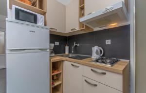 Kuchyň nebo kuchyňský kout v ubytování Apartment Majic