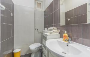 Koupelna v ubytování Apartment Majic