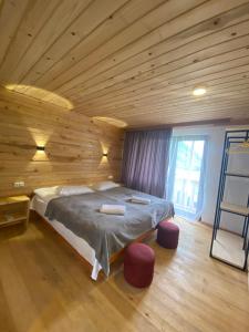 Letto o letti in una camera di Hotel Chubezeni