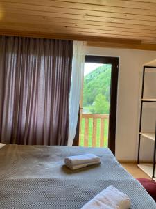 Letto o letti in una camera di Hotel Chubezeni