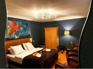 Postel nebo postele na pokoji v ubytování Boutique Hotel Nieuw Beusink