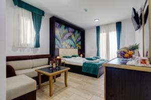 Rúm í herbergi á Porta Volta Residence +37 myndir