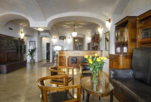 Posezení v ubytování Hotel Mucha