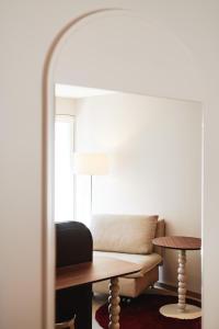 Posezení v ubytování Boutique Hotel das Salz