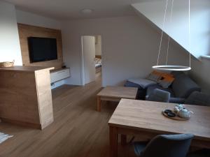 Posezení v ubytování Apartmán AČKO Polanský Dvůr - Velké Karlovice