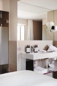 Kuchyň nebo kuchyňský kout v ubytování Boutique Hotel das Salz